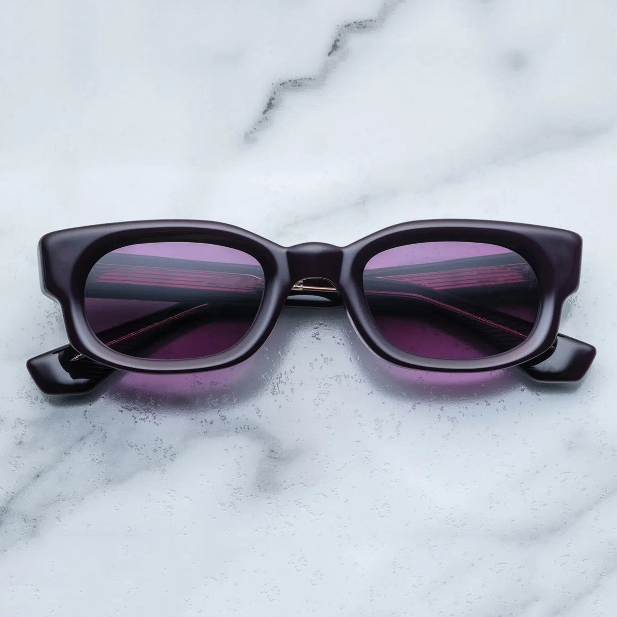 Polarized Square Frame Sunglasses UV400 Protection