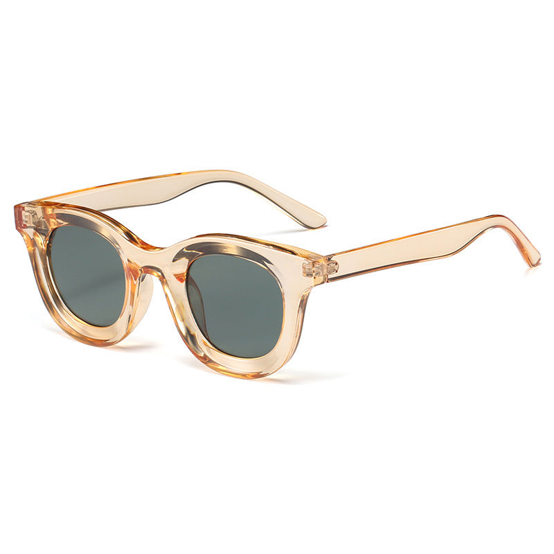 Retro Square Frame UV Protection Sunglasses