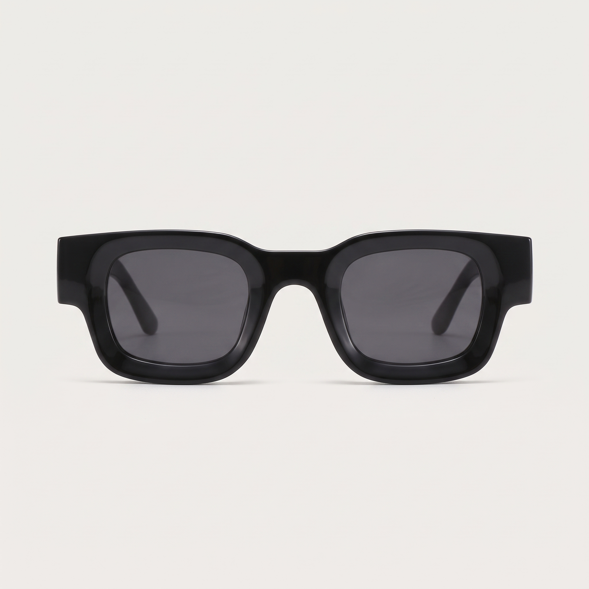 K1 Meridian sunglasses in Black / Smoke, front view