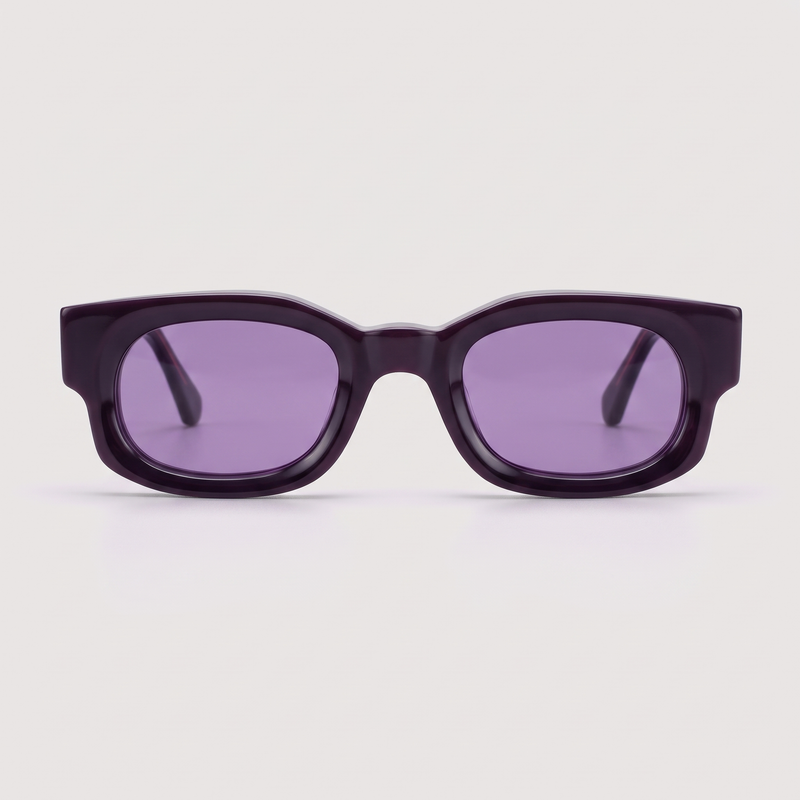 Polarized Square Frame Sunglasses UV400 Protection