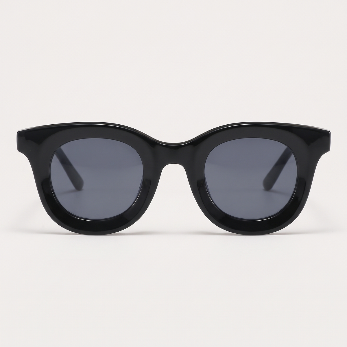 K3 Zero sunglasses in Black / Smoke, front view