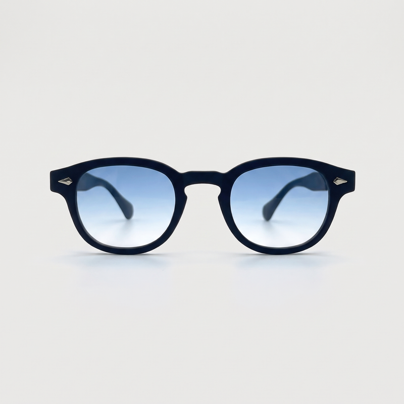 Retro Round Frame Sunglasses UV400 Protection
