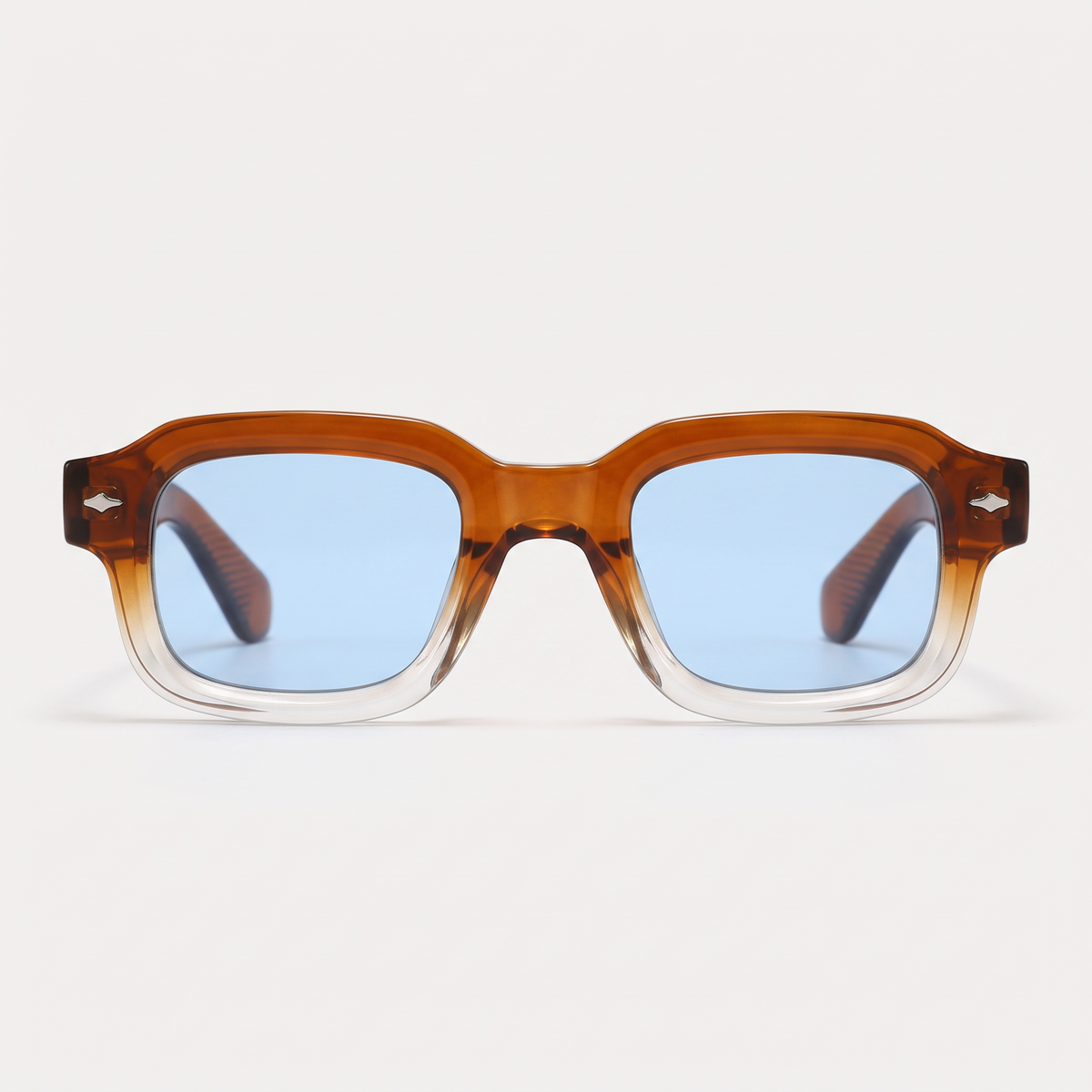 K4 Halden sunglasses in Amber Fade / Blue, front view