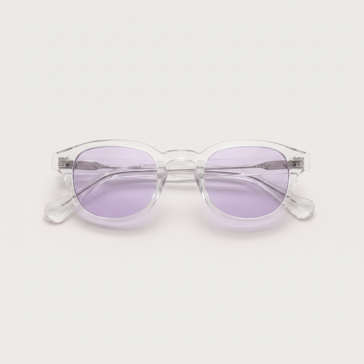 K6 Lumen sunglasses in Crystal / Lilac, front view