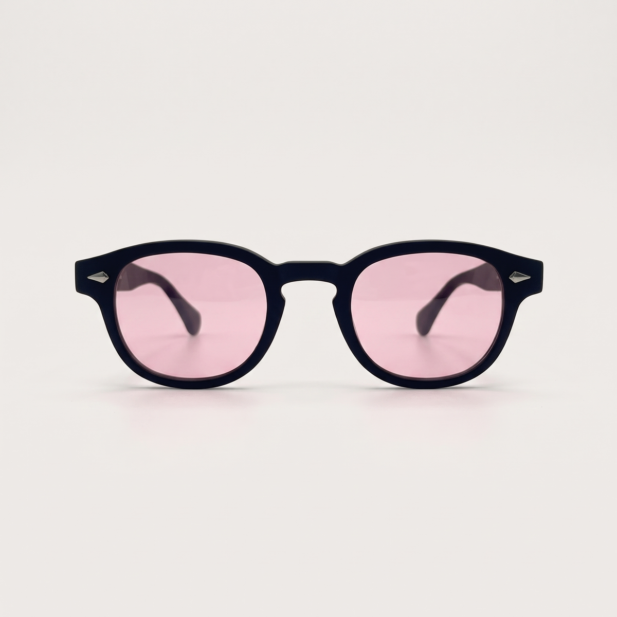 K6 Lumen sunglasses in Matte Black / Rose, front view