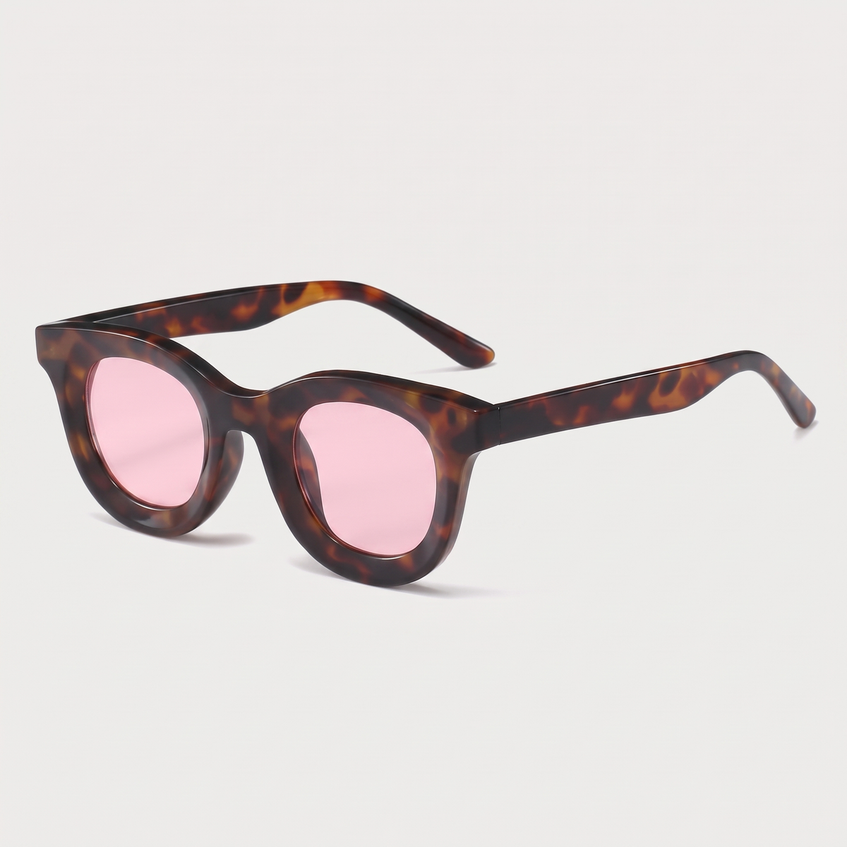 K3 Zero sunglasses in Tortoise / Rose, three-quarter view